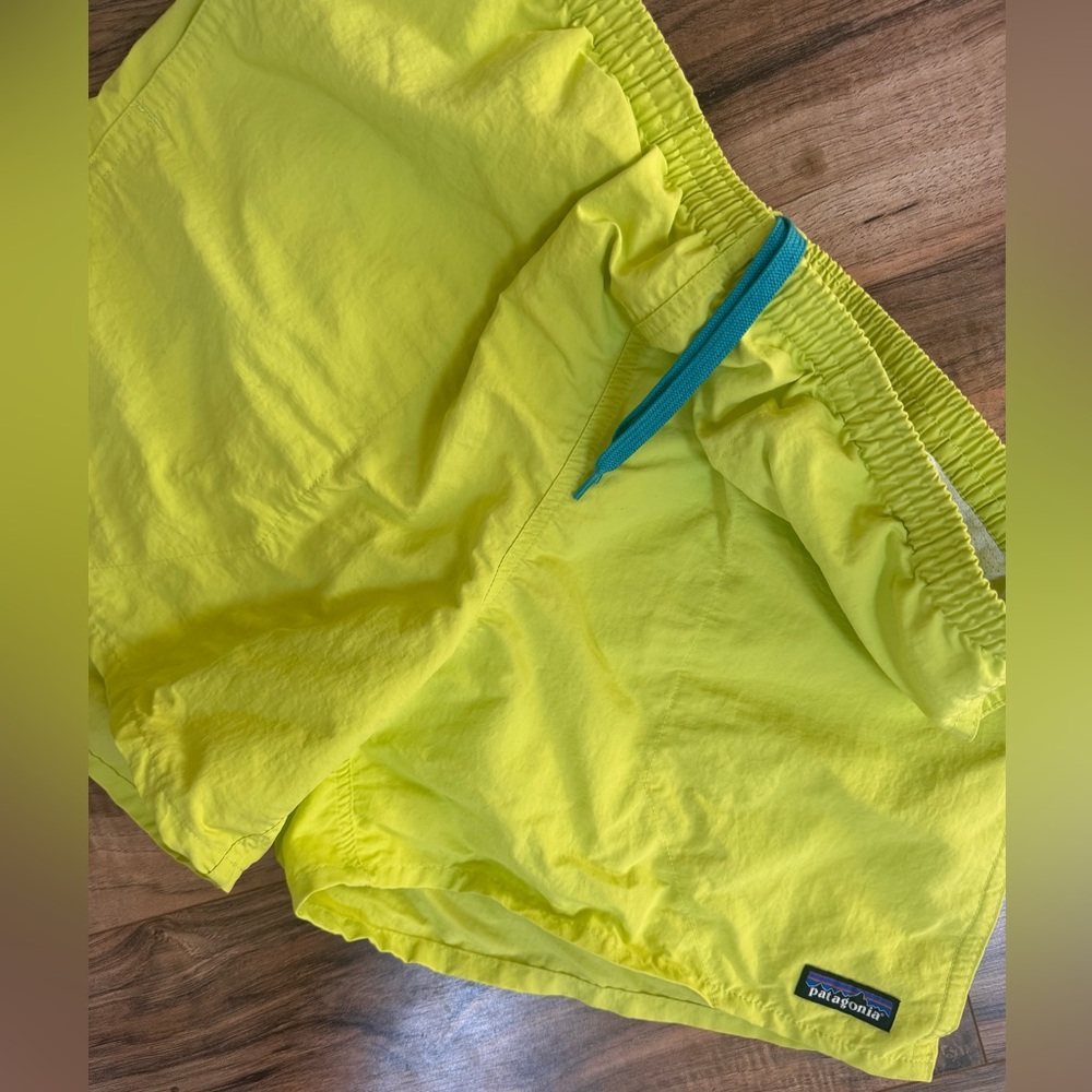 Patagonia Vibrant Yellow Shorts IN EXCELLENT condition